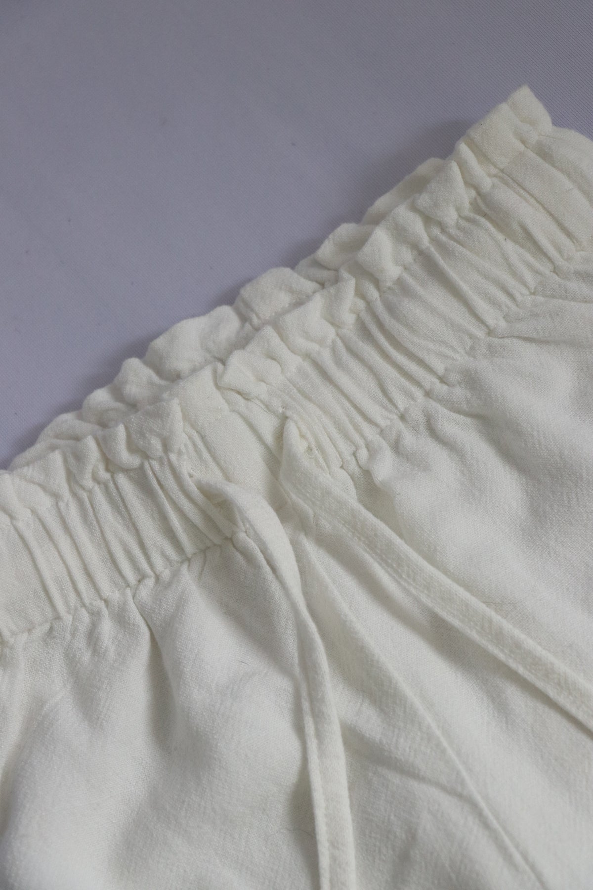 Kids Linen Pants - Cloud