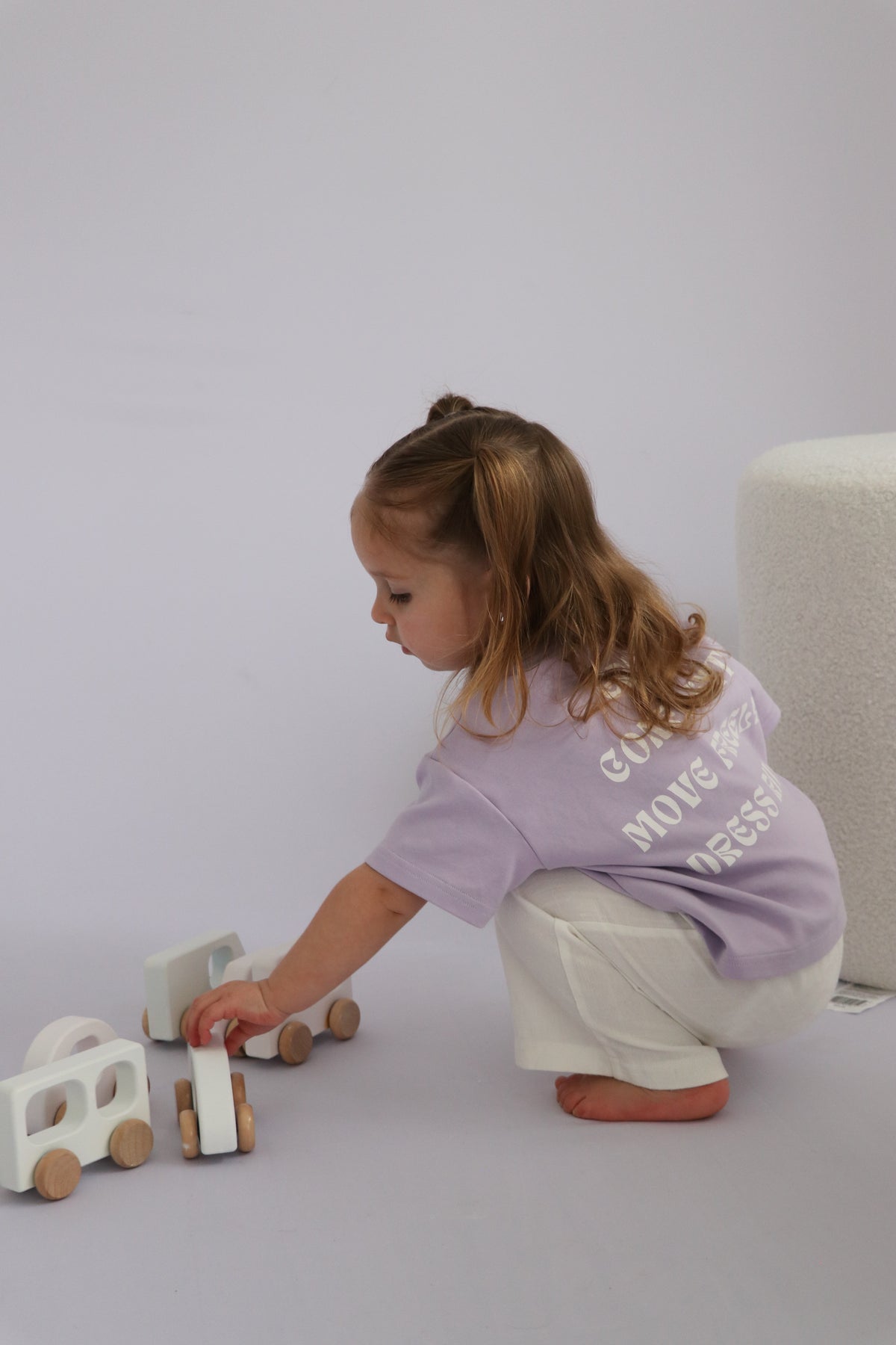 Kids Linen Pants - Cloud