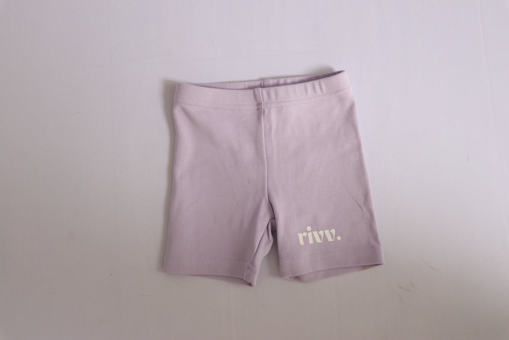 Kids Cotton Stretch Shorts - Haze