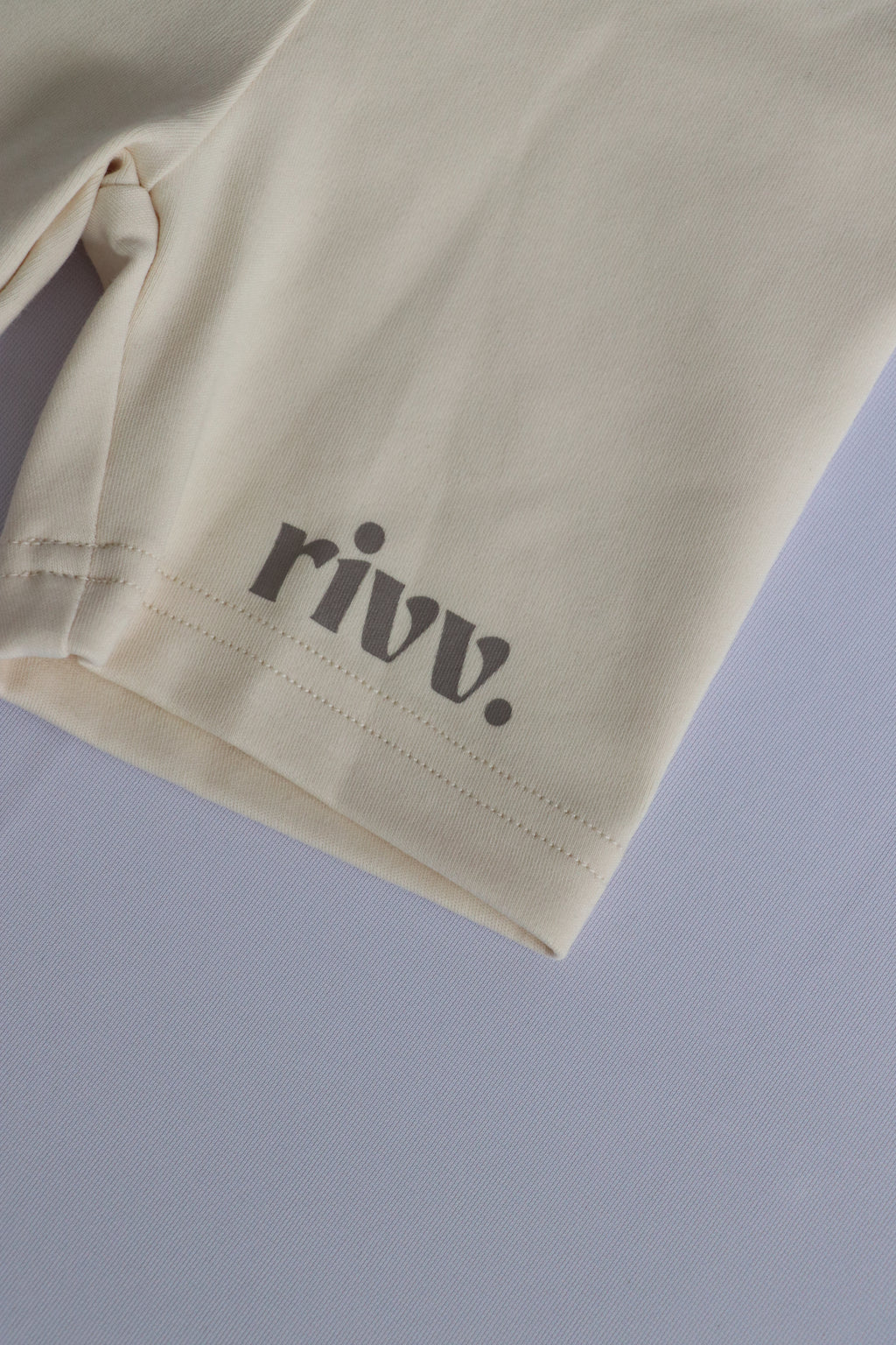 Kids Cotton Graphic Shorts - Oat