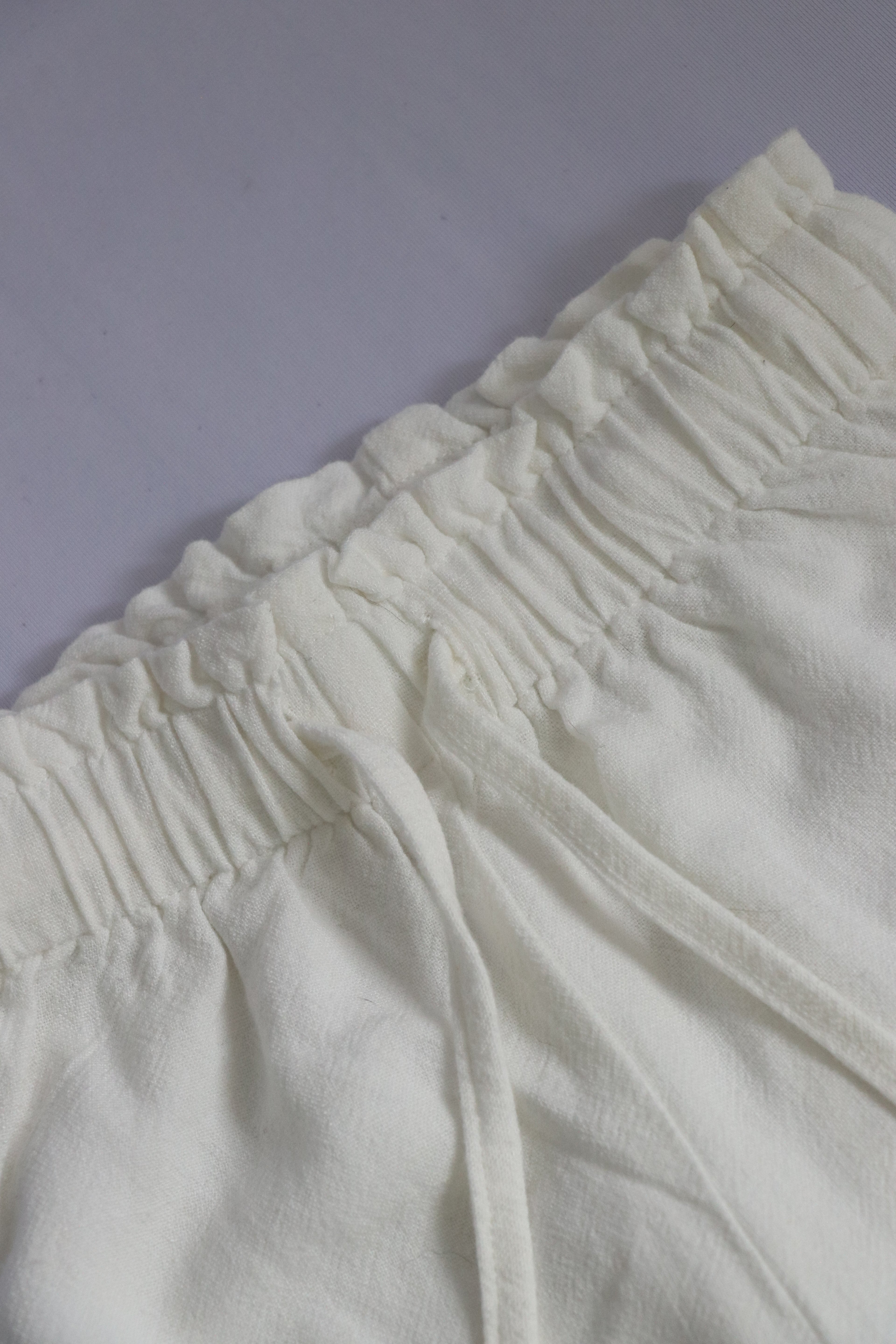 Kids Linen Pants - Cloud