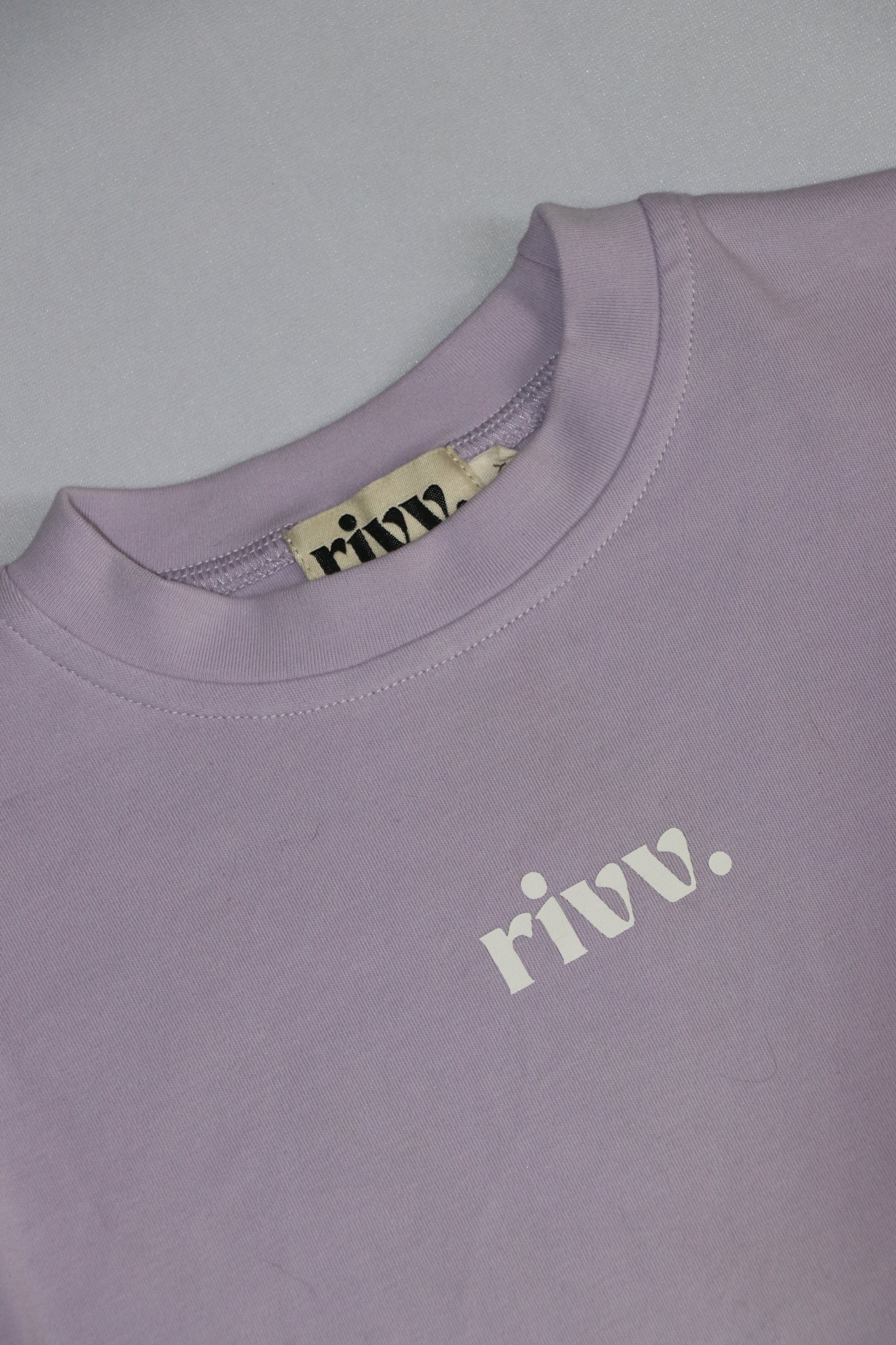 Kids Cotton Stretch Tee - Haze