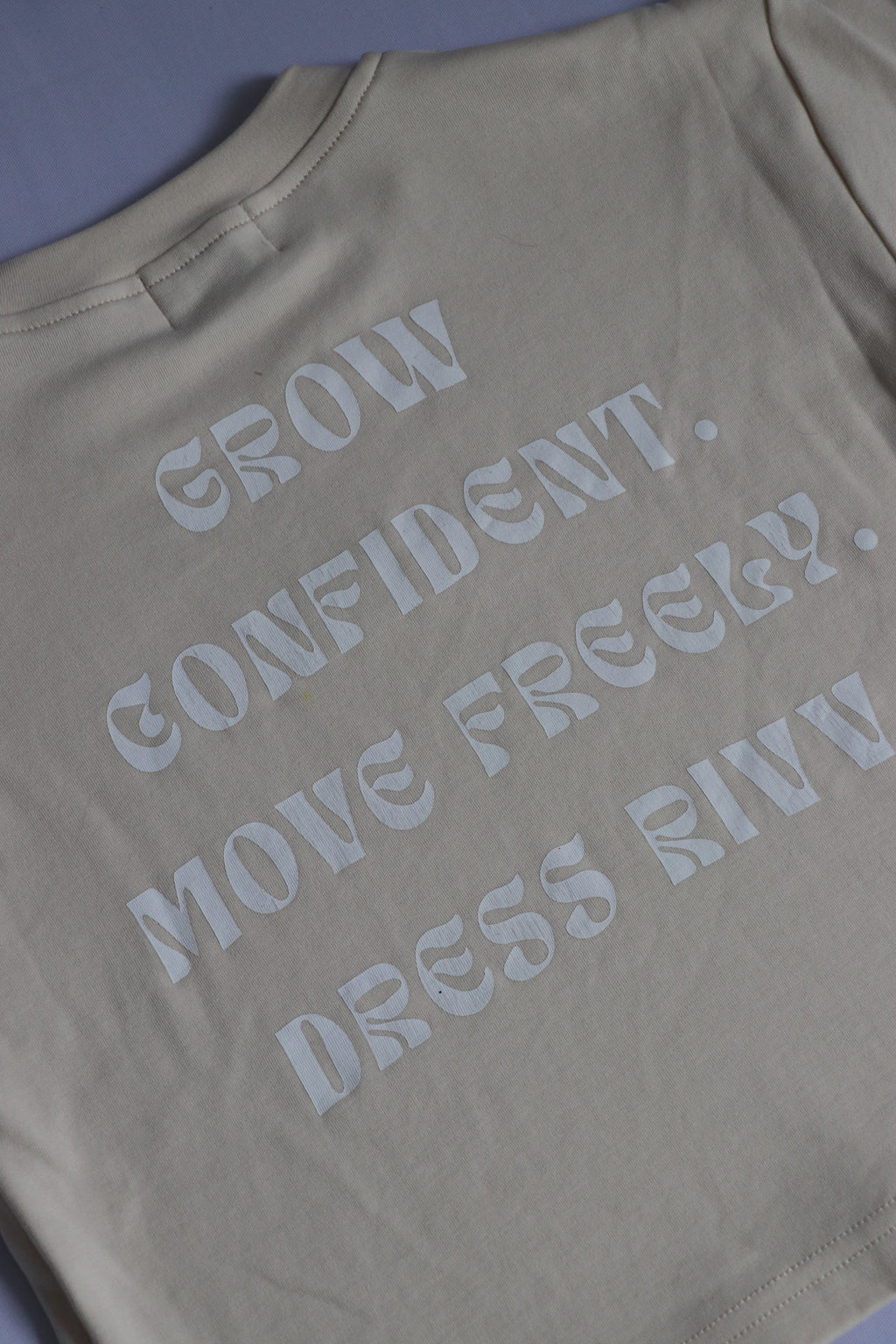 Kids Cotton Stretch Tee - Oat