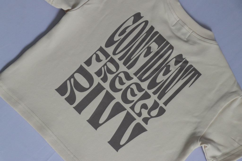 Kids Cotton Graphic Tee - Oat