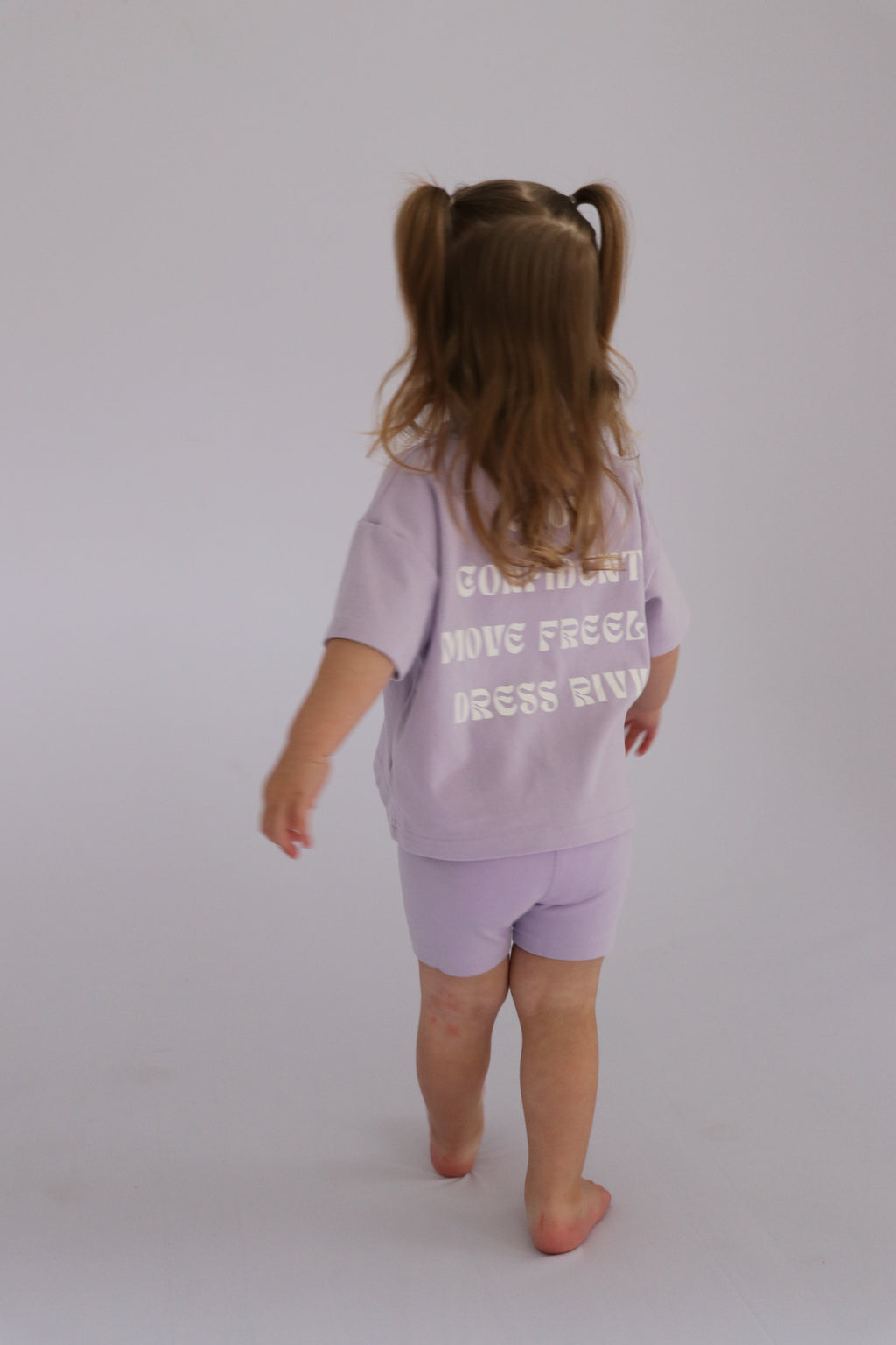 Kids Cotton Stretch Shorts - Haze