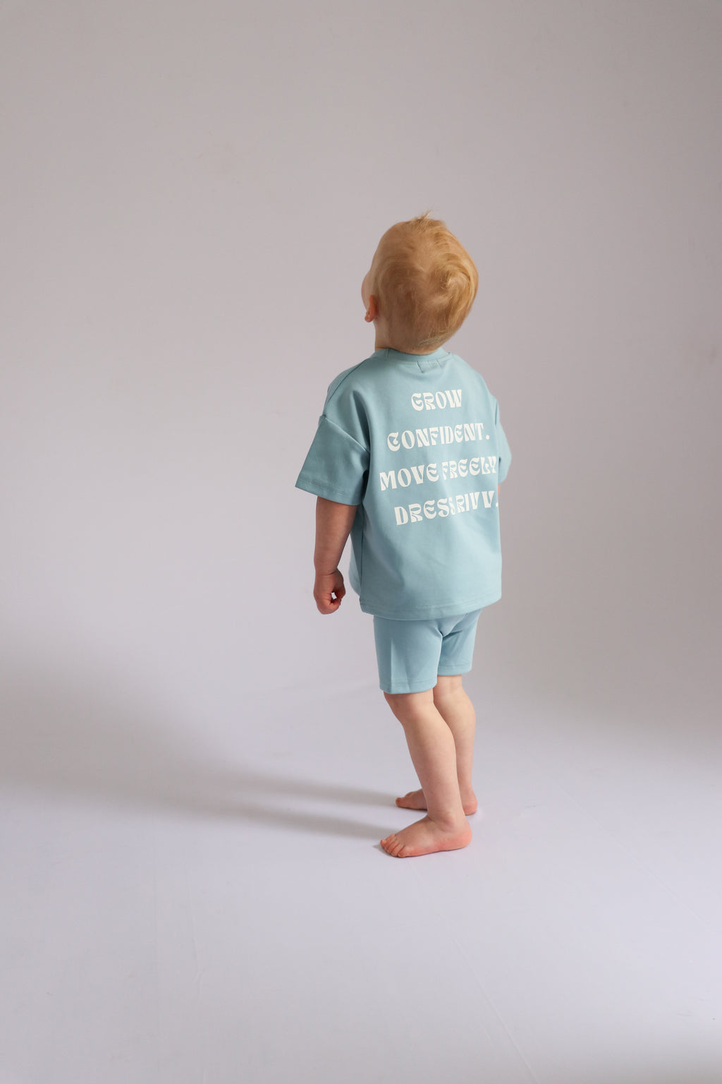 Kids Cotton Stretch Tee - Tide