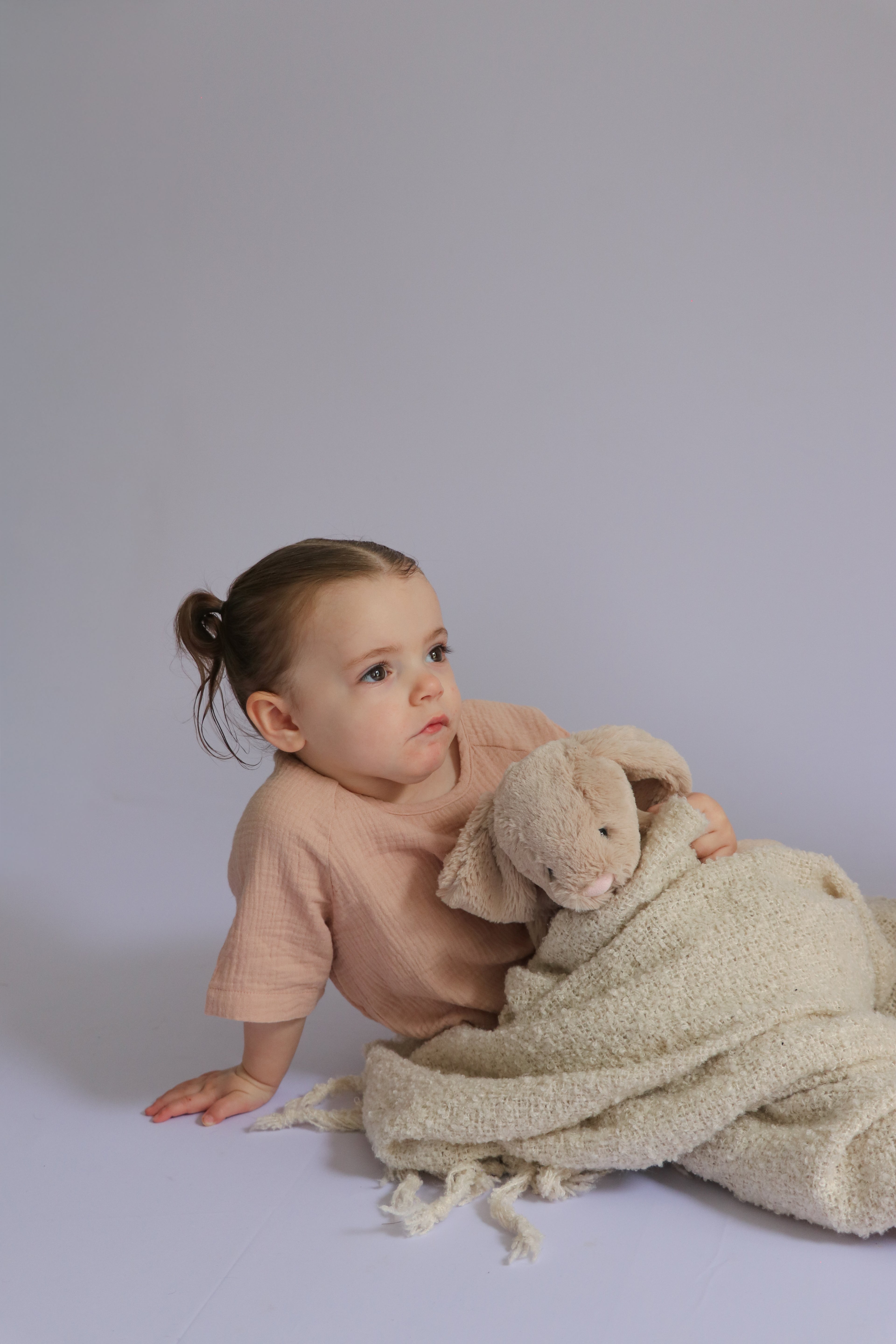 Kids Muslin Tee Set - Dune