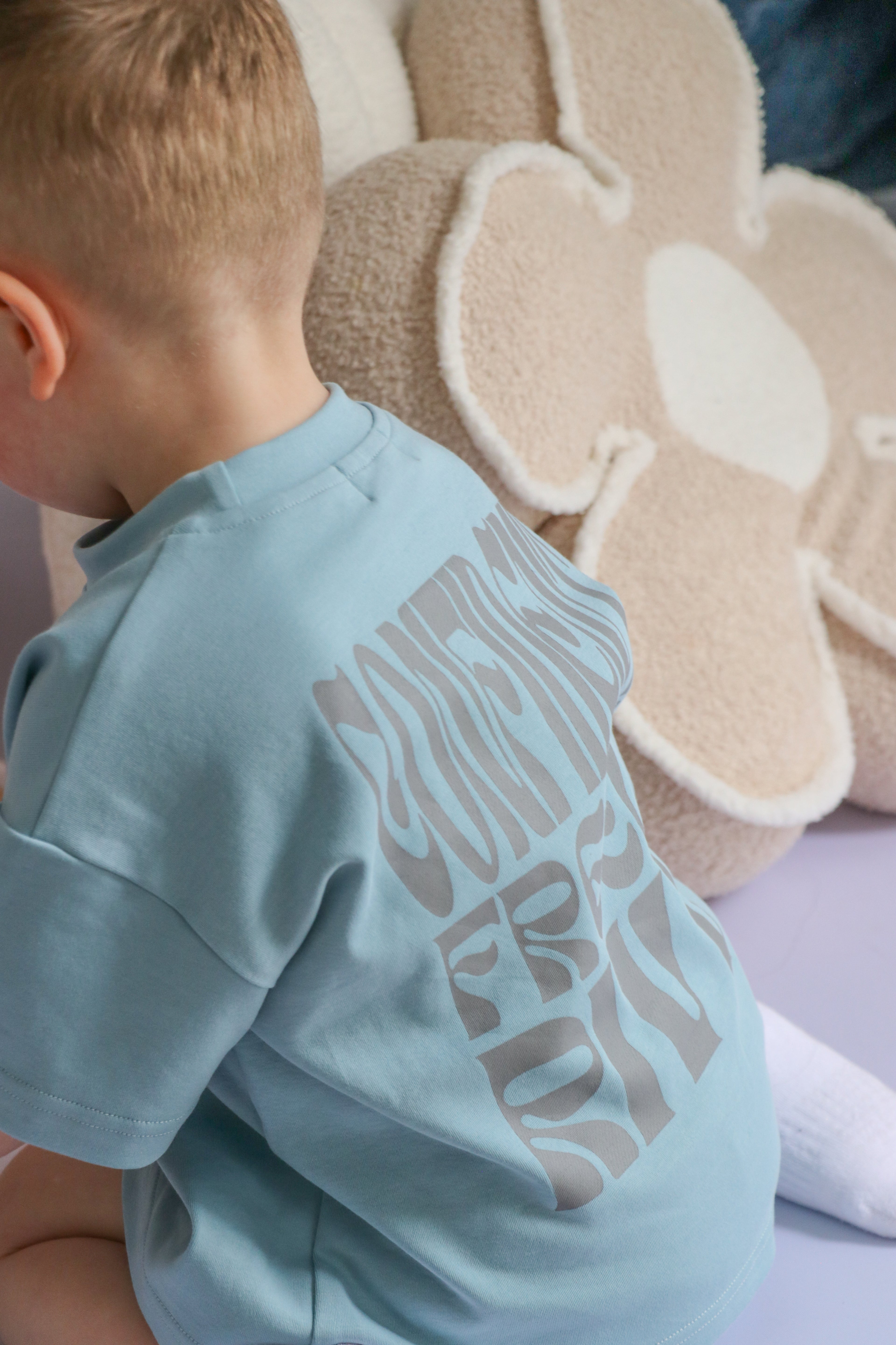 Kids Cotton Graphic Tee - Tide