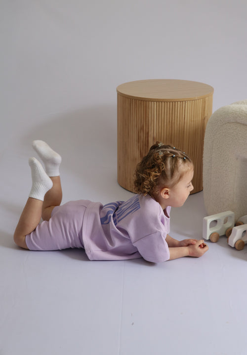 Kids Cotton Graphic Tee - Haze