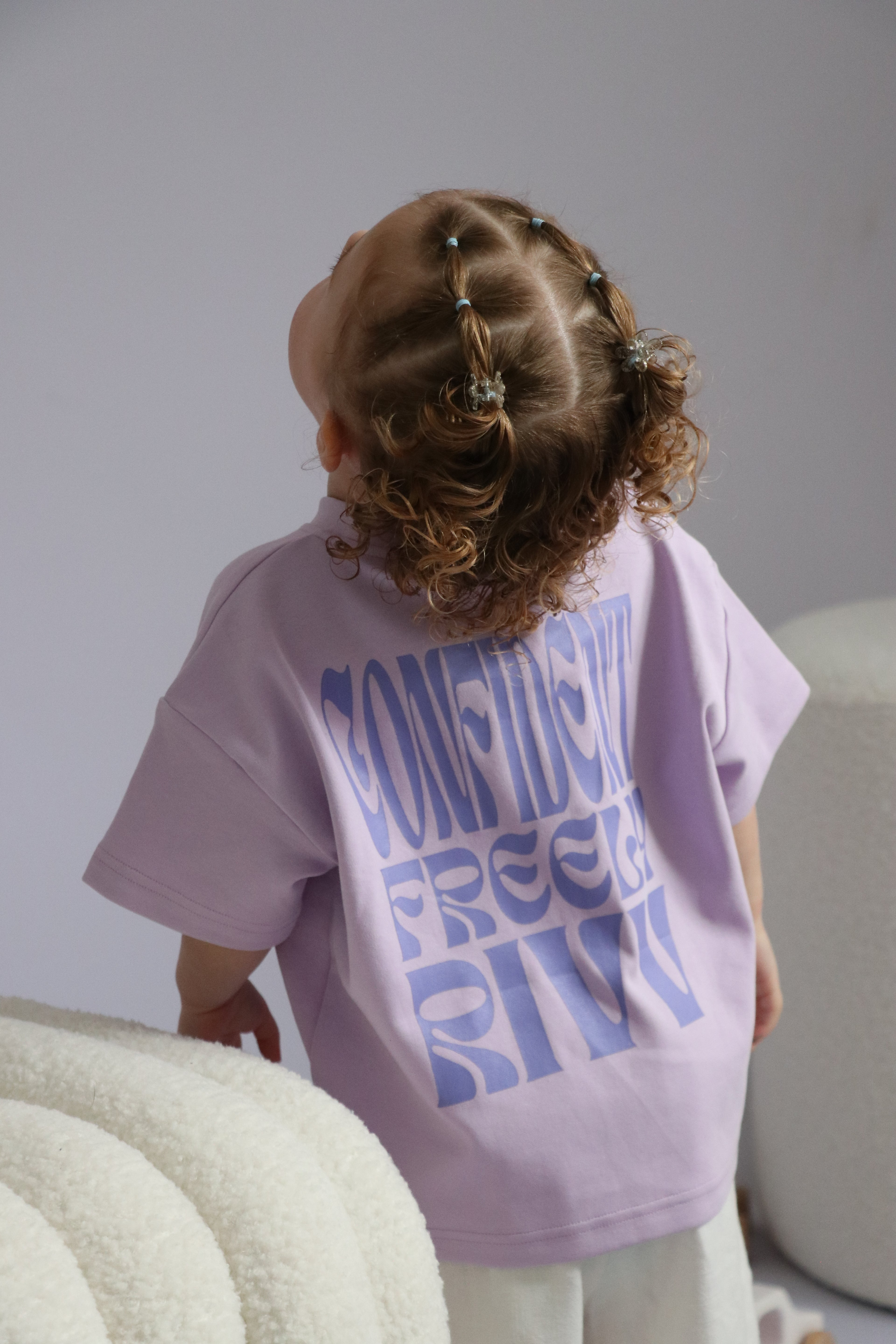 Kids Cotton Graphic Tee - Haze