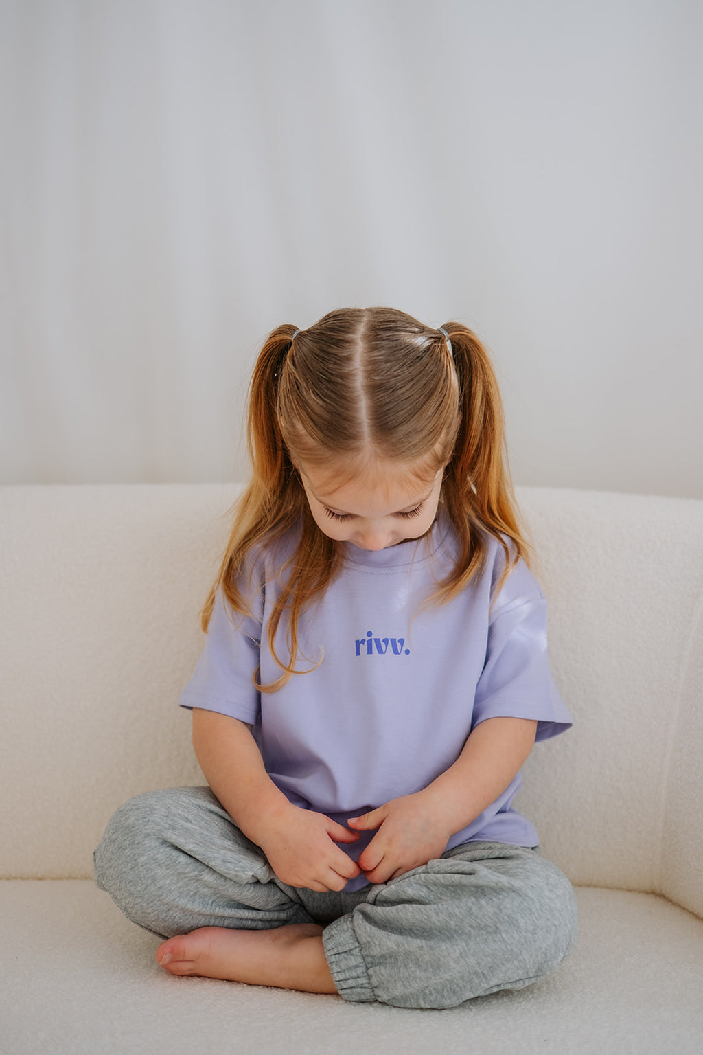 Kids Cotton Graphic Tee - Haze
