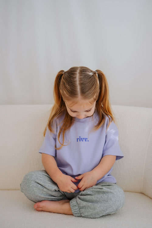 Kids Cotton Graphic Tee - Haze